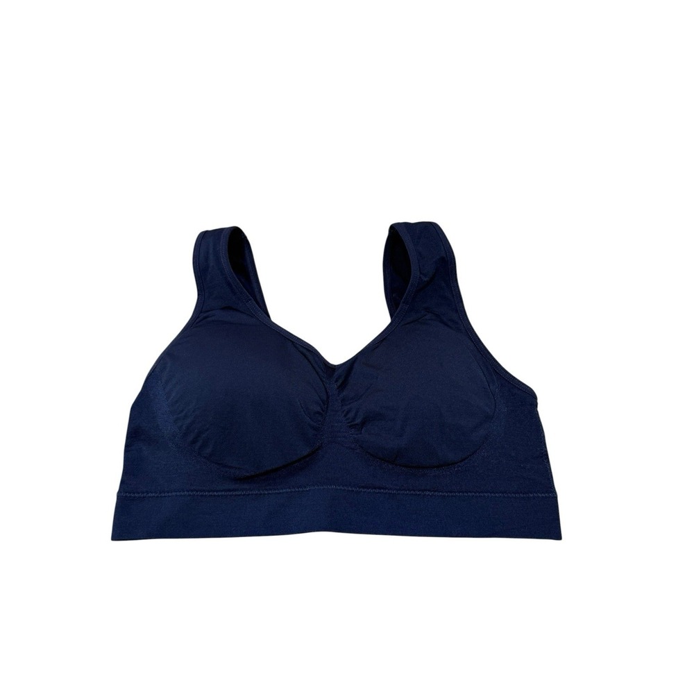 Soma Seamless Bralette Navy Blue Wireless Womens Medium